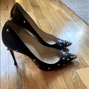Black Studded Louboutin Heels